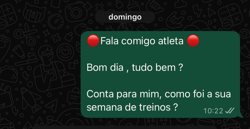 Feedback no WhatsApp
